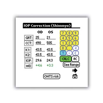 Iop Conversion Chart Corneal Thickness